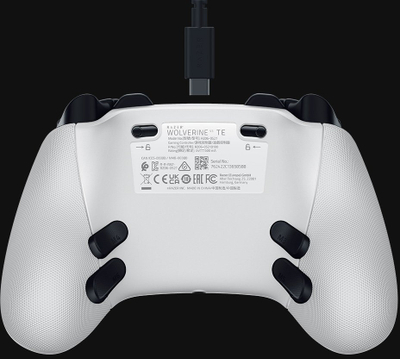 Gamepad Razer Wolverine V3 Tournament Edition, USB, për PC dhe Xbox Series X S, i bardhë