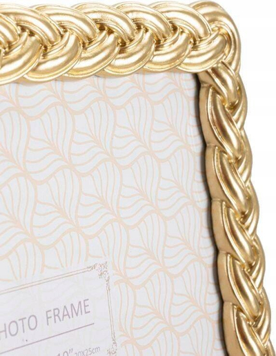 Kornizë foto Mauro Ferretti Frame Gold, 25 x 30 cm, polyresin, ngjyrë ari