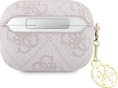 Mbulesë Guess Charm 4G GUAP2G4GSMP, për AirPods Pro 2, me varëse, rozë