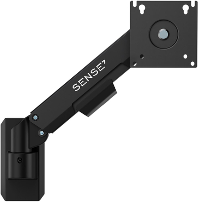 Mbajtës muri për monitor SENSE7 HANG Light WALL, 17"-32", VESA 75x75 100x100, i zi