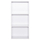 Raft muri Cubicon 38,5x23,5x80Hcm (HM9941.01), bardhë