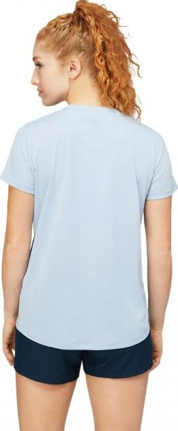 Спортска маица Asics Core Short Sleeve Top за жени, брзо сушење, рециклиран материјал, сина