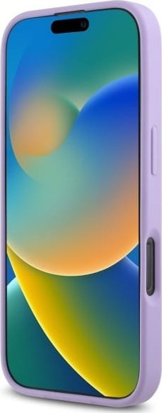 Mbulesë telefoni Guess Saffiano MagSafe, për iPhone 16 Pro 6.3", hardcase, vjollcë e çelët