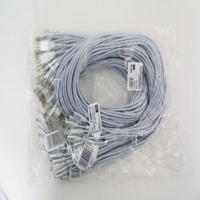 Kabllo USB Omega OUFBB3MS, USB A në Micro USB, 1 m, argjendtë