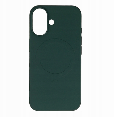 Силиконска маска Hurtel Liquid Silicone со MagSafe за Samsung Galaxy A16 5G, заштитна, зелена