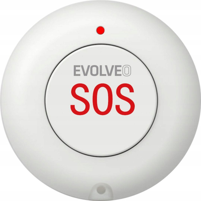 Buton SOS pa tela EVOLVEO Alarmex Pro ACSALMBTZ, rreze 100 m, gri kuqe bardhë