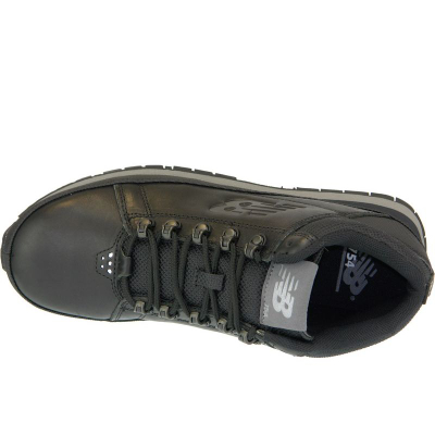 Патики New Balance M H754LLK, кожа, гумен ѓон, црни