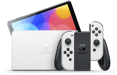 Konzolë Nintendo Switch (OLED), e bardhë