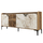 Komodë melamine 180×35×78 cm (HM9433.02), bardhë