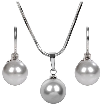 Set Levien Pearl Light Gray SET-041 - vathë + qafore