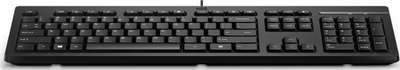 Tastierë HP 125 me kabllo USB, layout BE, e zezë