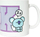 Filxhan BT21 Koya Junior, 300 ml, qeramike, i bardhë vjollcë