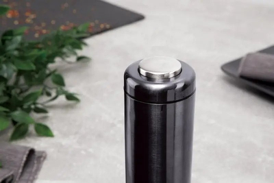 Mulli elektrik për kripë edhe piper Berlinger Haus Carbon Pro Line BH-9295, çelik inox, 23cm, gri e errët