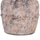 Vazo dekorative tavoline Vermo HM4395, terrakotë, 17x19cm, gri