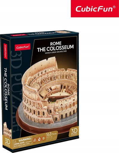 Puzzle 3D CubicFun The Colosseum in Rome, 163 pjesë, për fëmijë