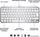 Tastierë Logitech MX, wireless, UK, e bardhë dhe e argjendtë