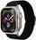 Rrip ore Vonmählen Classic Nylon Loop, për Apple Watch 44 45 46 49mm, najlon, i zi