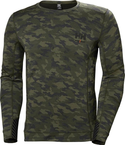 Bluzë termike Helly Hansen Lifa Merino Camo, merino, kamuflazh