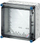 Kутија електрична Hensel Mi 80220, 300 x 300 x 182mm, IP65, проѕирен капак