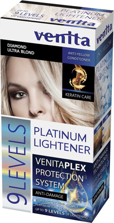 Zbardhues flokësh Venita Plex Platinum, 9 nuanca, 125ml