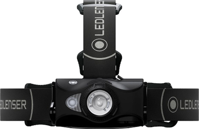 Dritë koke Ledlenser MH8, LED, e rikarikueshme, e zezë