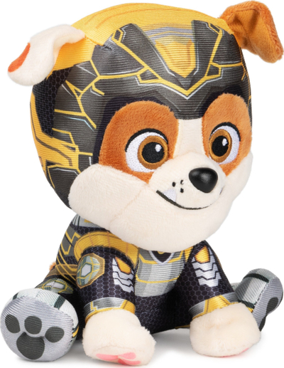 Lodër pelushi GUND Paw Patrol Rubble, 15 cm, verdhë gri