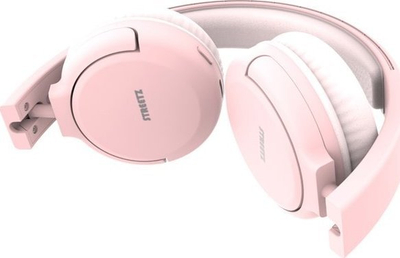Kufje Bluetooth Streetz BT210 on-ear, wireless, me mikrofon, rozë