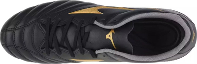 Këpucë futbolli Mizuno Monarcida Neo II FG M, tokë e fortë, për meshkuj, e zezë ari