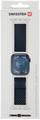 Rrip dore Swissten për Apple Watch, 38/40/41 mm, najlon, blu vjollcë