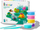 Set plasteline Tm Toys Hey Clay Exotic Animals, 15 kanaçe, 6 figura, shumëngjyrëshe
