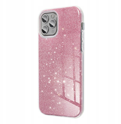 Mbrojtëse telefoni Futera Shining për Samsung S25 Plus, efekt me shkëlqim, transparente