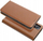 Kabullë telefoni Smart Pro Book Leather për Xiaomi Redmi Note 14 Pro 4G, lëkurë natyrale, funksion qëndrimi horizontal, kafe