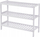 Rafth këpucësh SONGMICS LBS13W, bambus, 3 nivele, 70x26x55 cm, i bardhë