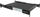 Rafth serveri StarTech.com 2U, rrëshqitës, 19", deri 23kg, i zi