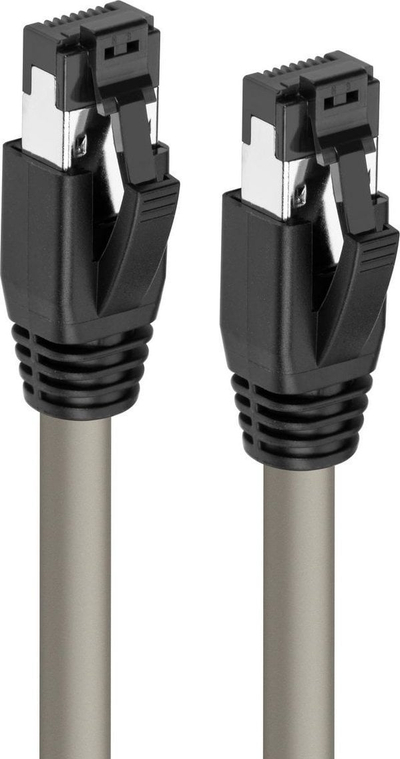 Kabllo rrjeti MicroConnect CAT8.1 S/FTP, 2m, LSZH, gri