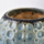Mbulesë vazoje Divine Flowerpot, qeramike, 9.5 cm, blu-gri