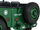 Makinë lodër elektrike Jeep Willys Military, 12V, 3 vende, jeshile ushtarake
