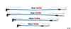 Kabllo ndezjeje PowerTEC Sport, për AUDI A3 A6 SEAT Leon VW Golf 1.6 2.0L, të kuqe