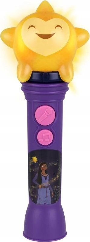 Aksesor kostumi mikrofon Sing Along Disney Wish, për fëmijë, vjollcë