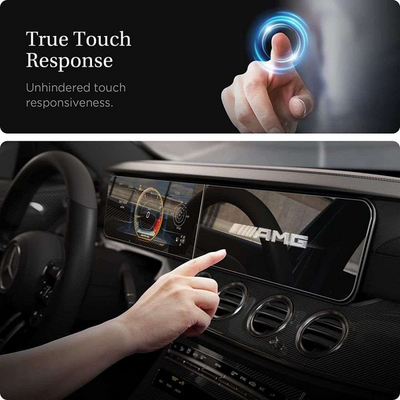 Xham mbrojtës ekran paneli Spigen GlasTR EZ Fit, Mercedes E-Class 2020 2021, 9H, transparent