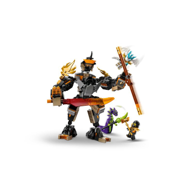 Lodër ndërtimi LEGO NINJAGO 71854 Cole’s Mission Mech, 364 pjesë, për kalamaj 7+
