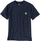 Bluzë Carhartt Workwear K87, pambuk, me xhep, blu e errët, XS