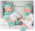 Set lodrash Dolls Marina & Pau Pitus, kukull 40cm, karrocë mbajtëse, shumëngjyrëshe