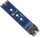 Kartë kontrolluese Aptel AK249A, PCIe 3.0, M.2 NVMe, blu