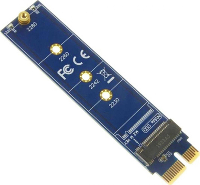 Kartë kontrolluese Aptel AK249A, PCIe 3.0, M.2 NVMe, blu