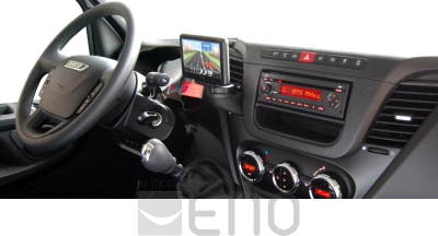 Mbajtëse navigacioni Arat për Iveco Daily VI VII, për GPS, që vihet në panel, me ngjyrë të zezë