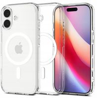 Mbulesë telefoni Spigen Ultra Hybrid MagSafe për iPhone 17, transparente, e bardhë