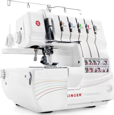 Makina qepëse overlock Singer Professional 5 14T968, 5 fije, e bardhë