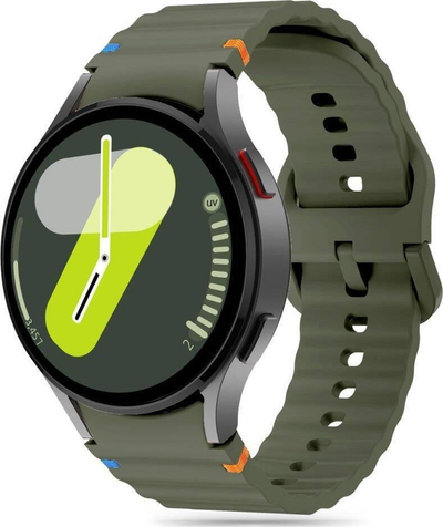 Rrip ore Tech-Protect Silicone Sport, për Samsung Galaxy Watch 4 5 5 Pro 6 7 FE, silikon, i zi