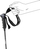 Shkop ecjeje Leki Trekking Pole, 125 cm, ergonomik, i zi